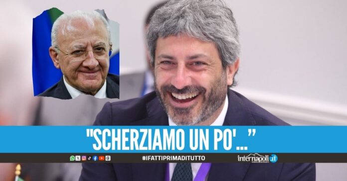 De Luca avvisa Fico con una battuta: 