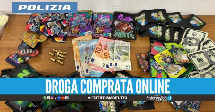 Gomme alla marijuana nascoste in casa, arrestato 19enne a Napoli