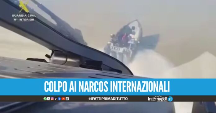 Sequestrata 1,7 tonnellata in hashish: inseguimento da film in Spagna