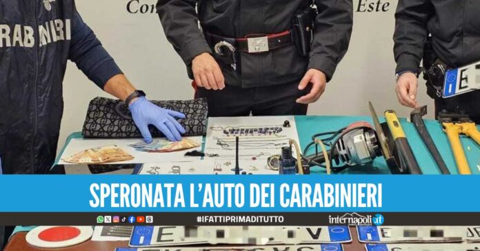 Avevano gioielli rubati in auto, 3 fuggitivi di Napoli bloccati dopo la fuga