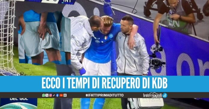 Tegola per il Napoli, De Bruyine si opera: c'è il lungo stop