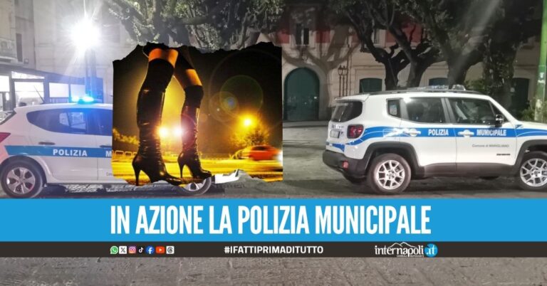 Controlli anti-prostituzione, beccati 5 'clienti' nel Napoletano