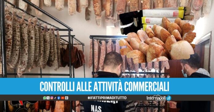 Pane e salumi 'pericolosi' a Napoli, sequestratati 65 kg di prodotti