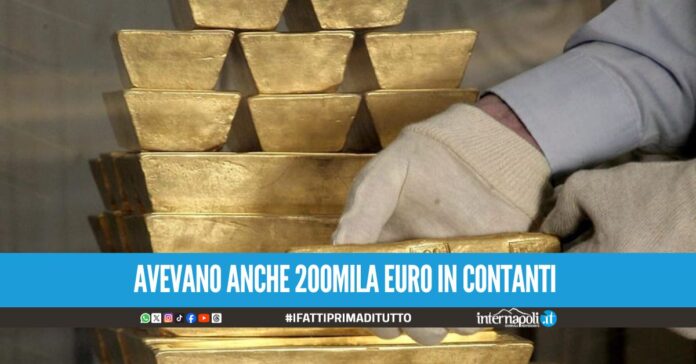 Erano nullatenenti ma avevano 1 milione d'euro in lingotti d'oro