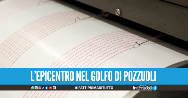 Terremoto all'alba ai Campi Flegrei, nuova scossa di magnitudo 2.8