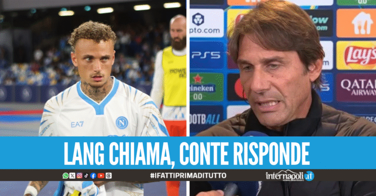 Conte risponde a Lang: "Deciderò io quando farlo giocare, altrimenti resterà in panchina"