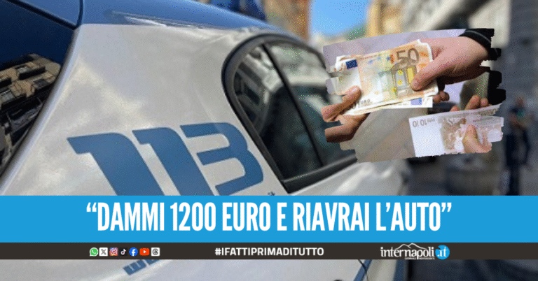Furto d'auto con "cavallo di ritorno" ad Afragola, giovane finisce in manette
