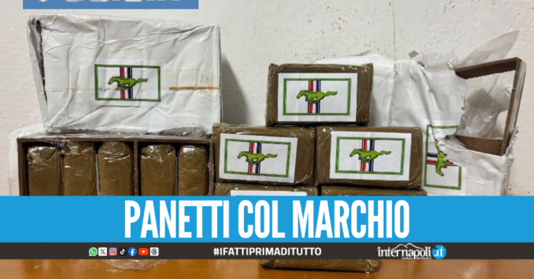 Oltre 1 kg di hashish nascosto nell'auto, arrestato giovane pusher a Barra