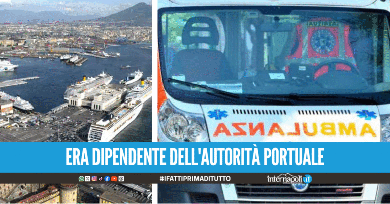 Dramma al Porto di Napoli, uomo precipita dal quinto piano e muore