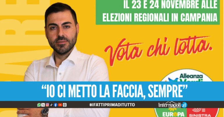 Elezioni Regionali, in campo il Guerriero della Terra dei Fuochi Alessandro Cannavacciuolo