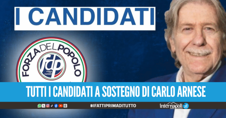 Elezioni regionali, tutti i candidati a sostegno di Carlo Arnese
