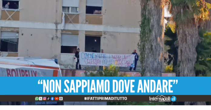 Ex Motel Agip di Secondigliano, è il giorno dello sgombero 20 famiglie in strada