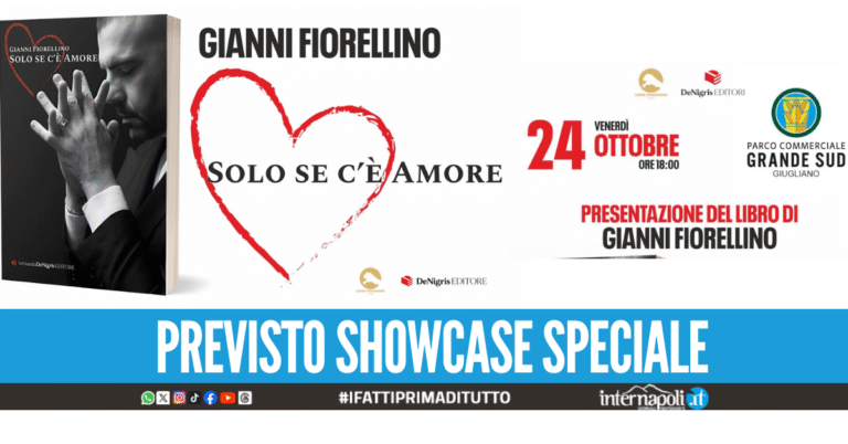 Gianni Fiorellino presenta il libro Solo se c’è amore