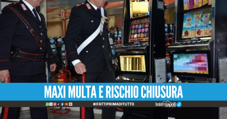 Gioca alle slot a 16 anni, nei guai il titolare della sala scommesse a Fuorigrotta