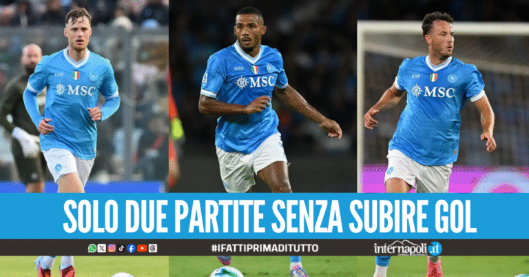 Il Napoli di Conte non è più un bunker, preoccupano i dati della difesa