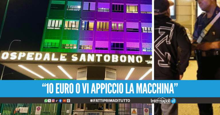 Il nipotino esce dalla terapia intensiva, nonni minacciati fuori al Santobono dal parcheggiatore