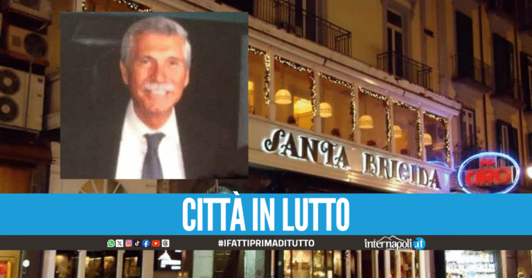 La ristorazione napoletana piange Lino Stentardo, titolare di “Ciro a Santa Brigida”