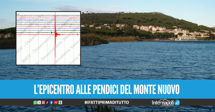 Terremoto ai Campi Flegrei, scossa di magnitudo 2.5 ad ora di pranzo