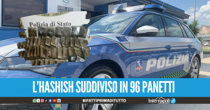 Aveva 52 kg di hashish in auto, arrestato dopo il folle inseguimento sull'A1