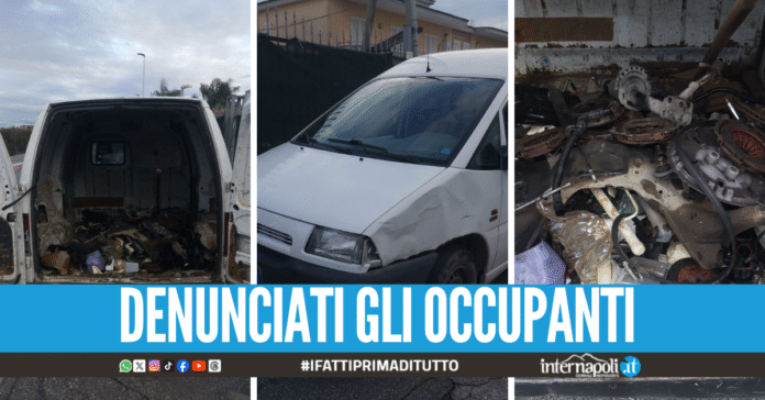 Furgone pieno di rifiuti pericolosi intercettato in via Ripuaria, il mezzo è stato sequestrato