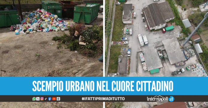 Sequestrata area di trasferenza comunale nel Nolano, era diventata una discarica abusiva