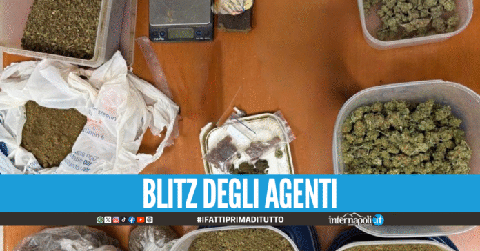 Oltre un chilo di droga in casa, 31enne in manette a Chiaiano
