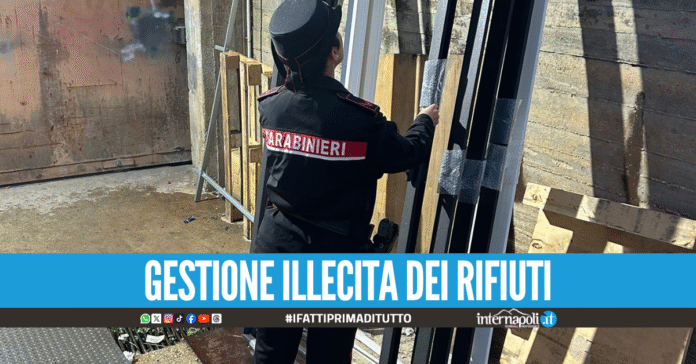 Rifiuti e irregolarità ambientali, sequestrata azienda a Villa Literno: denunciato il titolare