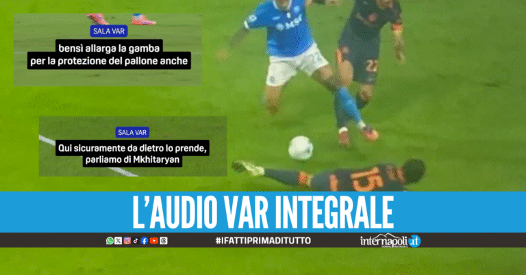 Rigore su Di Lorenzo, svelato l’audio Var: “Sicuramente da dietro lo prende” Rocchi ha spiegato gli episodi dubbi del weekend. In particolare, il designatore arbitrale si è soffermato sul rigore assegnato al Napoli