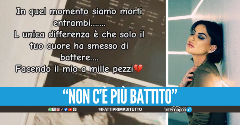 Terribile lutto per Giusy Attanasio, è morto il figlio in grembo