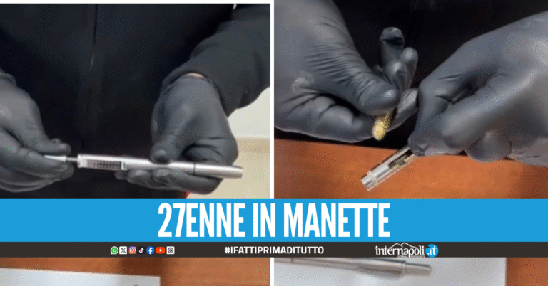 Traffico d'armi a Napoli e provincia, sequestrate due "penne-pistole" pronte a sparare