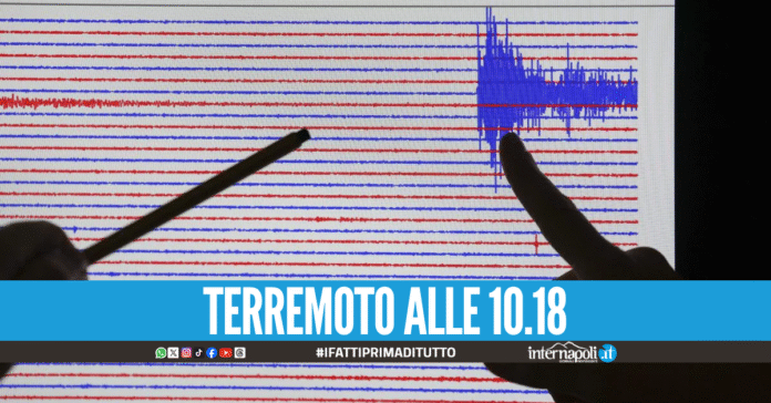 Trema ancora la terra, nuova scossa magnitudo 3.1 ad Avellino