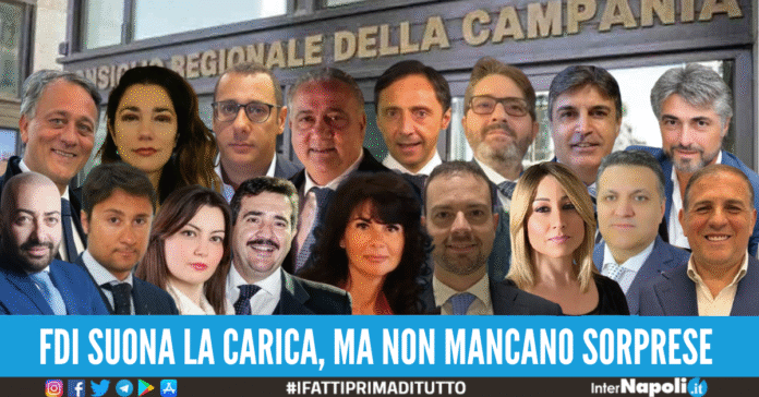 elezioni regione campania CANDIDATI CONSIGLIERI