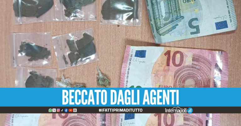 Beccato a vendere droga durante la movida, 19enne in manette ad Acerra