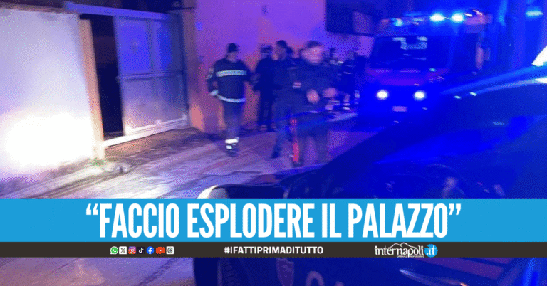 Bombola tra le gambe e accendino in mano, carabinieri evitano una strage a Mondragone