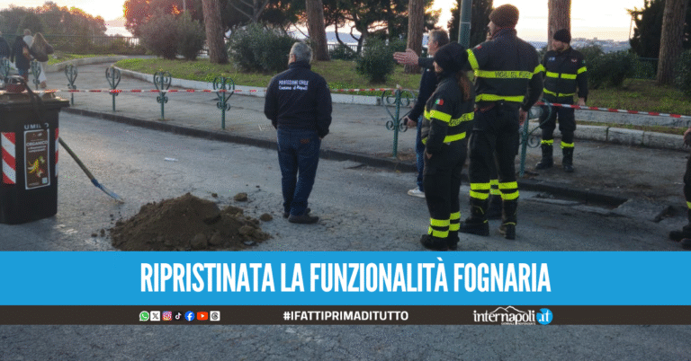 Chiusa l'enorme voragine in Via Manzoni, martedì la riapertura