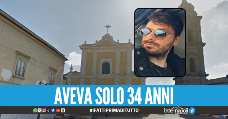 Dolore nel Casertano per la morte di Antonio: "Ora riposi tra le braccia di Dio"