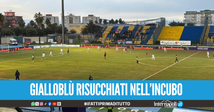 Il Giugliano perde ancora in casa, al 