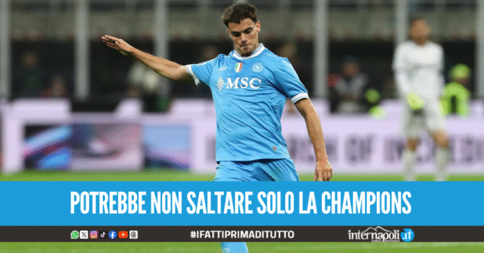 Il Napoli perde un altro pezzo, si ferma Gutierrez per una distorsione alla caviglia