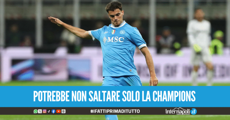 Il Napoli perde un altro pezzo, si ferma Gutierrez per una distorsione alla caviglia