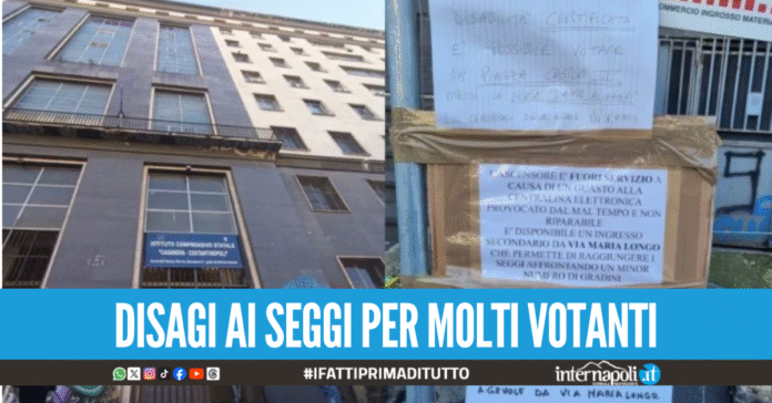 Ascensore guasto all'istituto Casanova-Costantinopoli: 