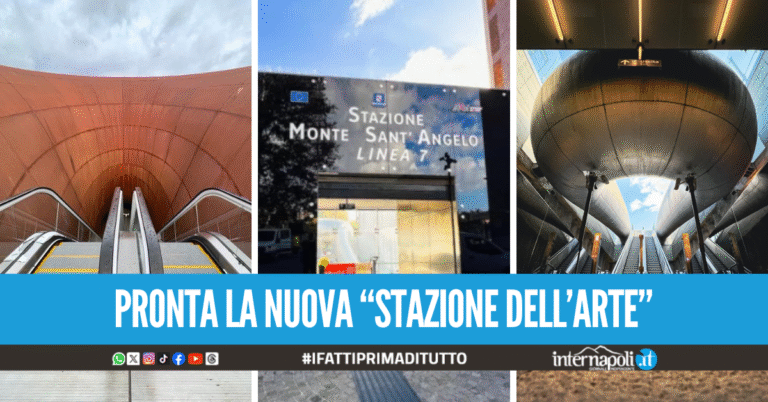 Una nuova stazione al servizio della metro di Napoli, "Monte Sant'Angelo" apre al pubblico