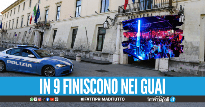 Buttafuori abusivi e feste clandestine, blitz nelle discoteche del Casertano