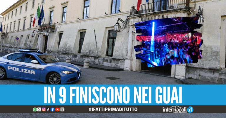 Buttafuori abusivi e feste clandestine, blitz nelle discoteche del Casertano