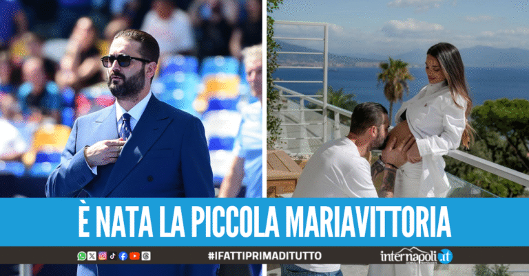 Fiocco rosa in casa Napoli, è nata la figlia di Edo De Laurentiis