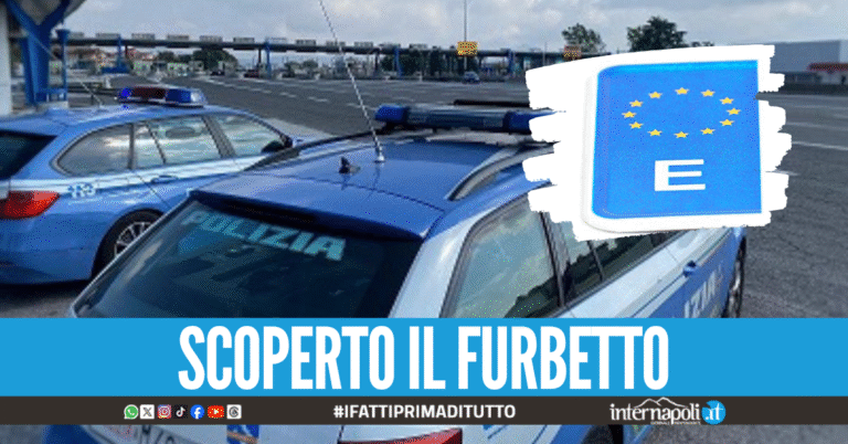 Auto con targhe spagnole e carta di circolazione falsa, denunciato 27enne a Saviano