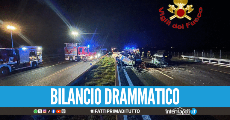Tragico incidente sulla Milano-Napoli, morta una donna nella carambola