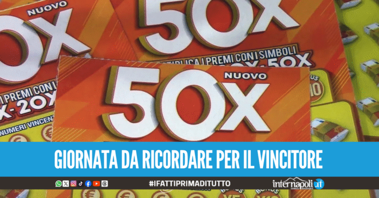 Colpo al "Gratta e Vinci" a Quarto, compra un biglietto da 10 euro e ne incassa 40mila