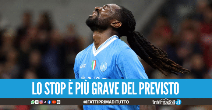 Doccia gelida in casa Napoli, c'è lesione alla coscia sinistra per Anguissa
