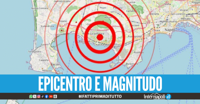 Terremoto ai Campi Flegrei, scossa di terremoto avvertita dalla popolazione