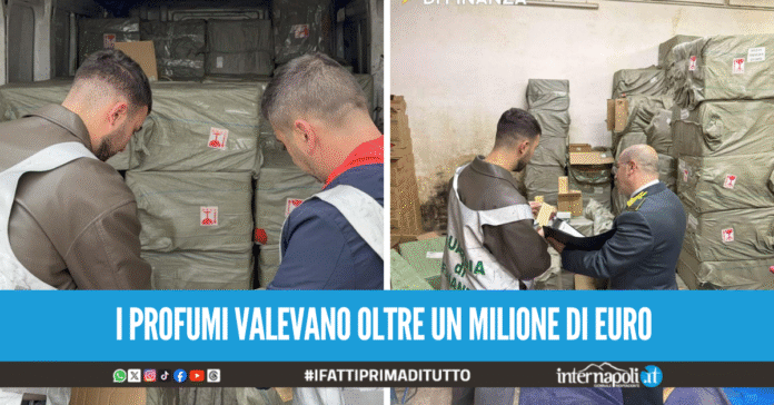 Lotta alla contraffazione a Napoli, maxi sequestro di profumi falsi e articoli elettrici pericolosi